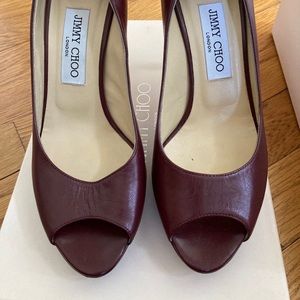 Jimmy Choo kid leather tourmali in Luna size 38!